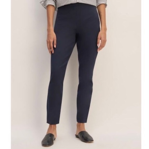 EVERLANE The Bi-Stretch Side Zip Work Pants Size 6 - Picture 1 of 9